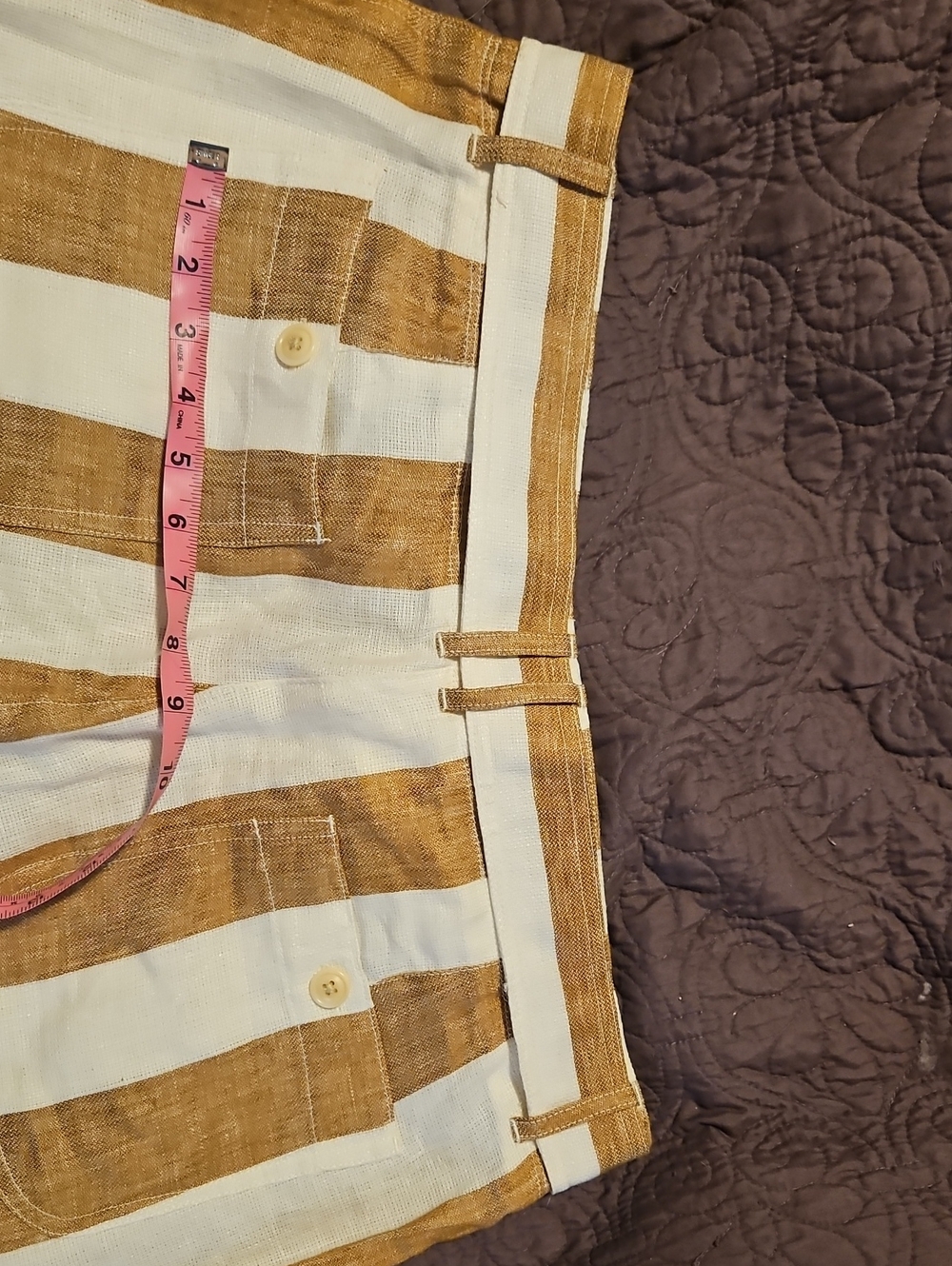 J. Crew Tie-Waist Linen Wide Leg Pants Women's Size 16 - Picture 15 of 16